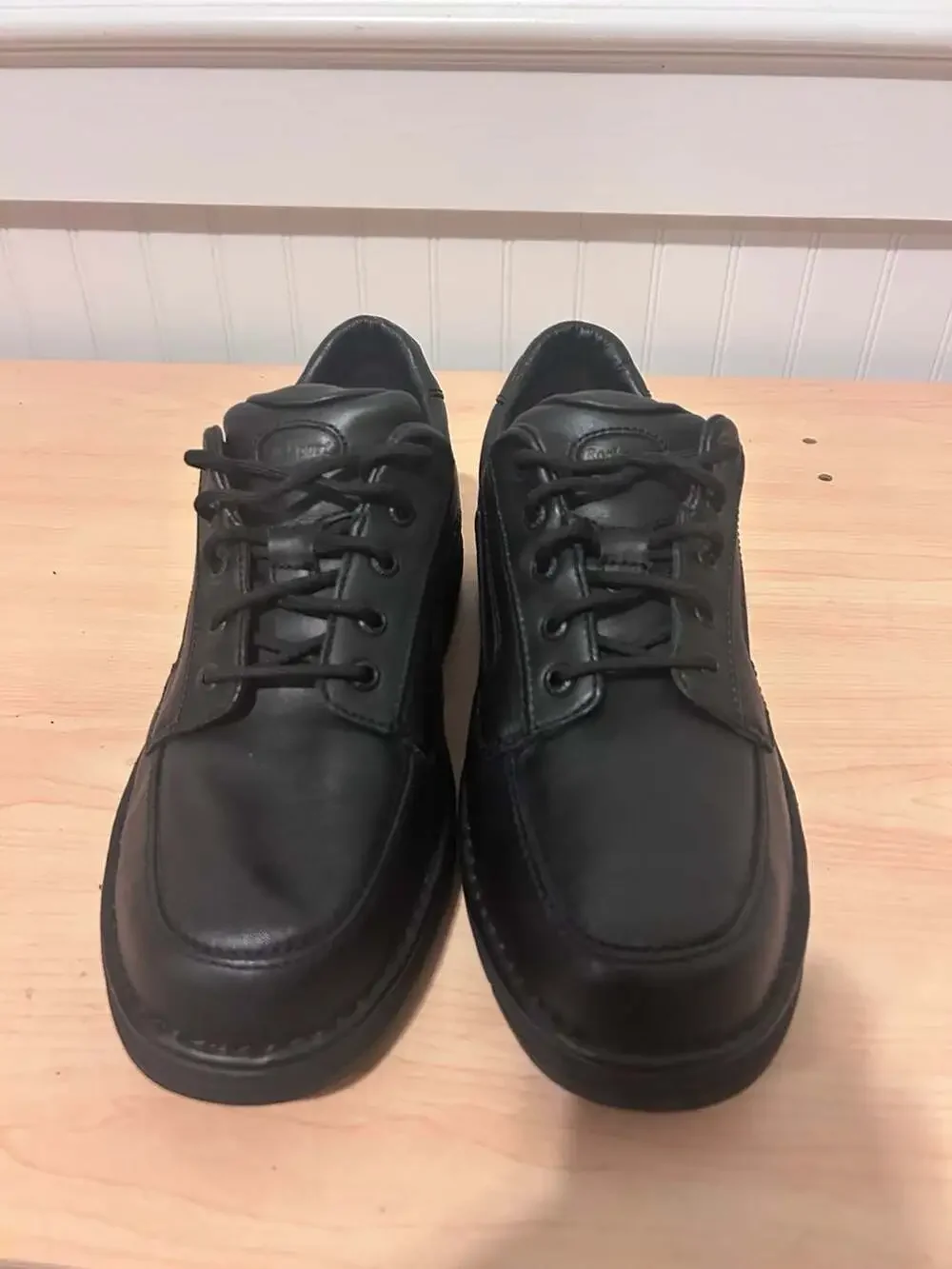 Rockport APM75011 DMX Black Leather Lace-Up Oxford Shoes